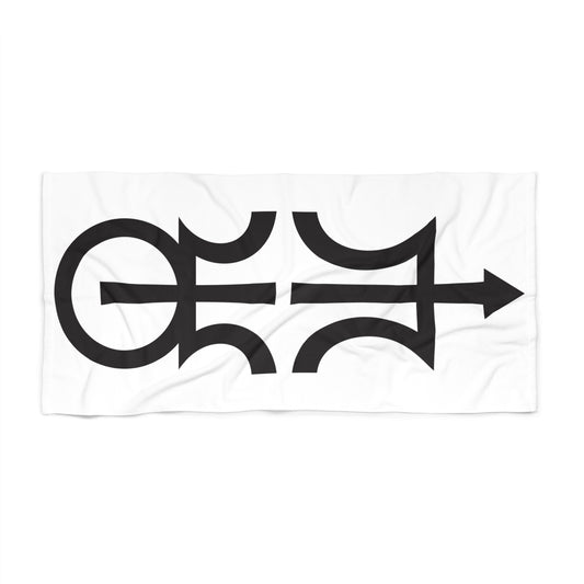 RW Glyph Beach Towel