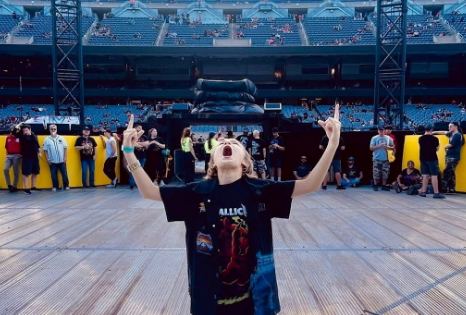 Russell Watson at Metallica Show